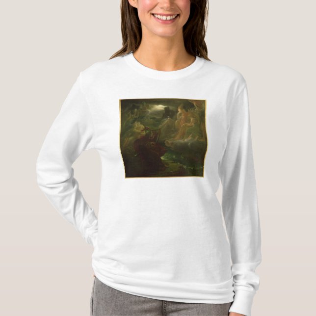 Ossian som trollar upp andarna av floden tee (Framsida)