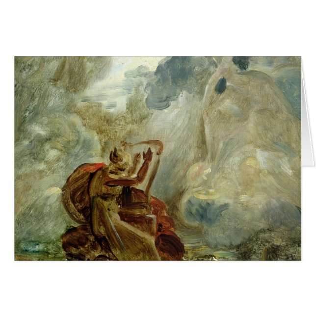 Ossian trollar upp andarna hälsningskort (Framsidan Horizontal)