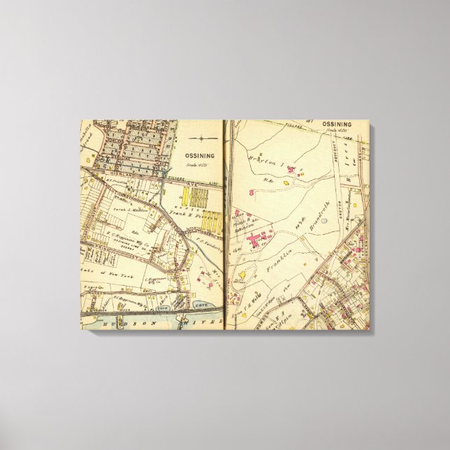 Ossining, New York 2 Canvastryck (Framsida)