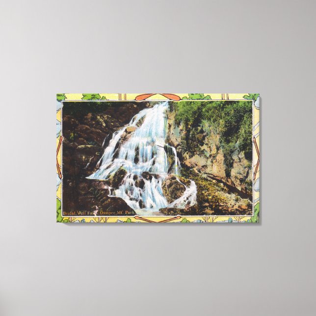 Ossipee Mountain Park View of Möhippa Veil Canvastryck (Framsida)