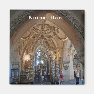 Ossuaryen i Sedlec eller saints.na för kyrka allr Magnet
