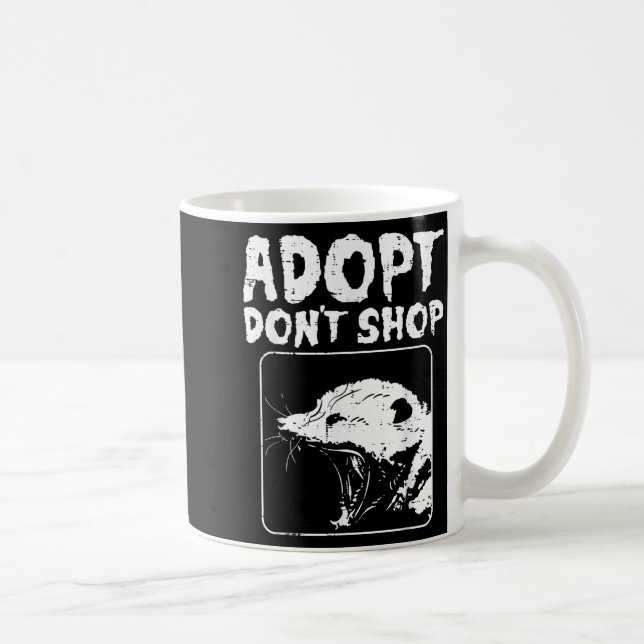 Ossum Adopt Dont Shop Ssum Street Cat Pet Women Me Kaffemugg (Höger)