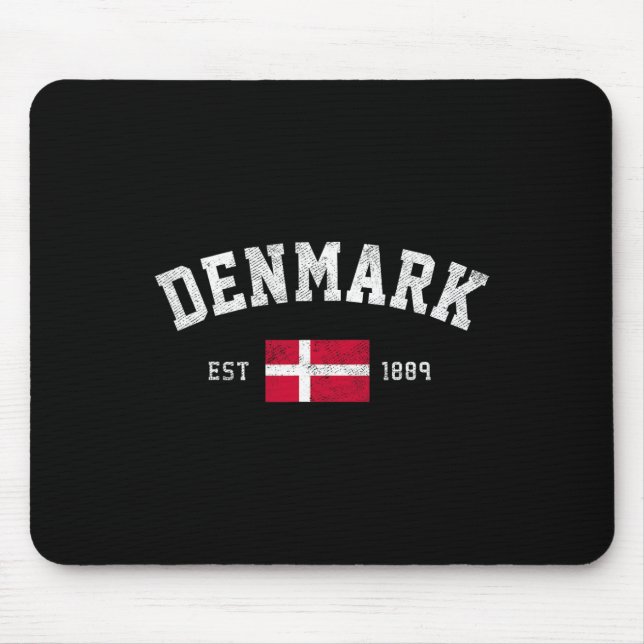 Öst. 1889 Dansk Flagga Independence day Musmatta (Framsidan)