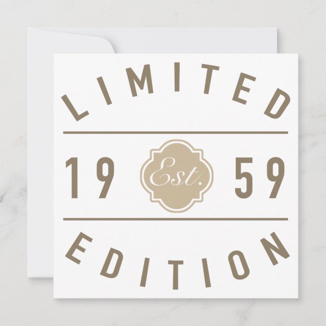 Öst. 1959 års Begränsada utgåva (Framsida)