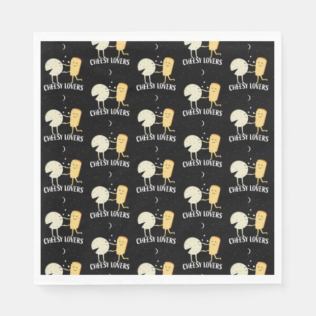 Ost Älskare och Connoisseur Pappersservett (Framsidan)