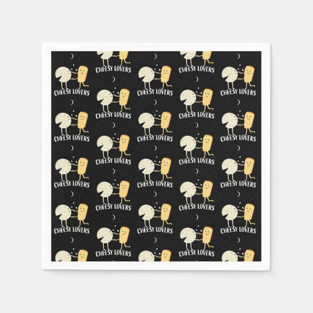 Ost Älskare och Connoisseur Pappersservett (Framsidan)