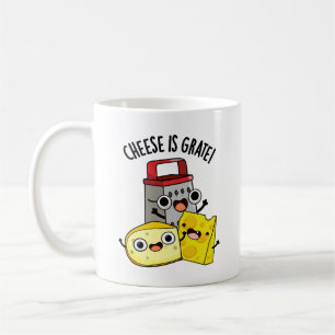 Ost är Grate Funny Food Pun Kaffemugg