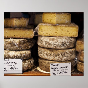 Ost av artistisk regional fransk poster