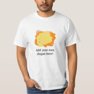 Ost bakade bönor på smörgig toast t shirt