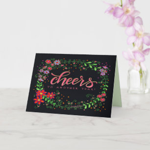 Ost Birthday Wandeeness Söt Blommigt Lycklig Kort