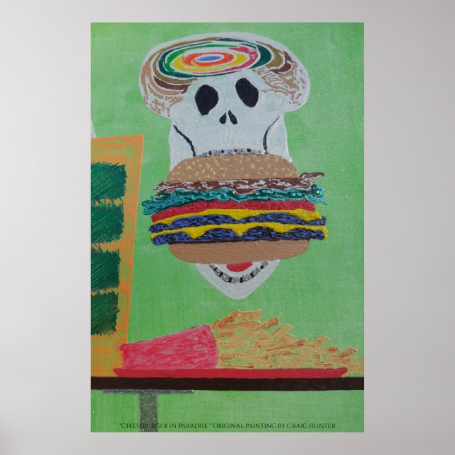 Ost burger i Paradise Poster (Framsidan)