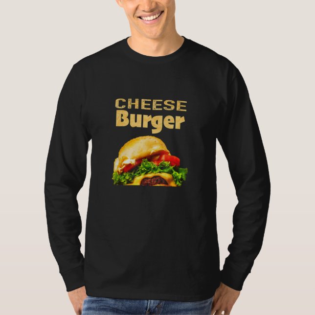 Ost Burger National Hamburger Day Fast Mat T Shirt (Framsida)