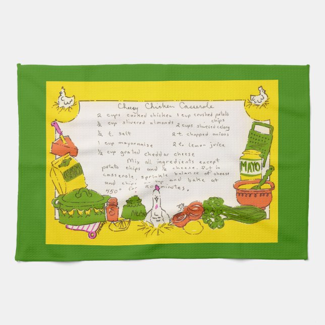 Ost Chicken Casserole Recipe Kökshandduk (Horisontell)