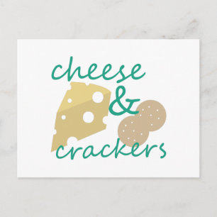 Ost & crackers vykort