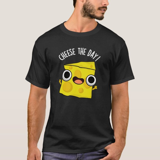 Ost Dag-nuny Food Pun-Mörk BG T Shirt (Framsida)