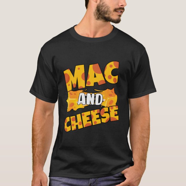 Ost Day Firande Cheeze Kärlek Mac Cheese T Shirt (Framsida)