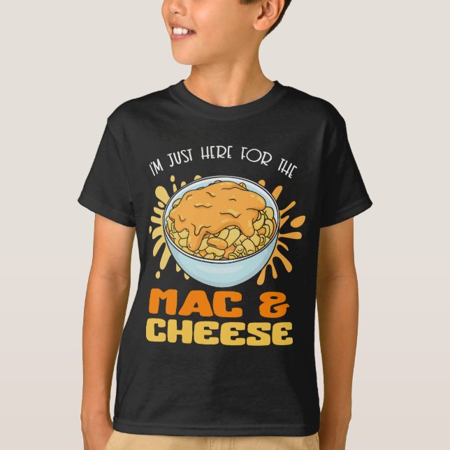 Ost Food Cheese Älskare Food Älskare Macaroni Nood T Shirt (Framsida)