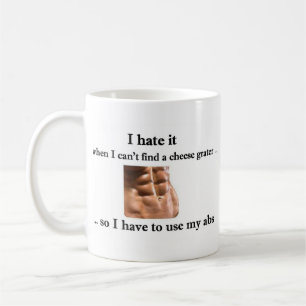 Ost Grater Abs - Roligt Mugg