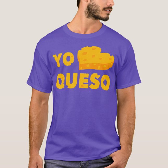 Ost Heart Dairy Farming Kärlek Queso T Shirt (Framsida)