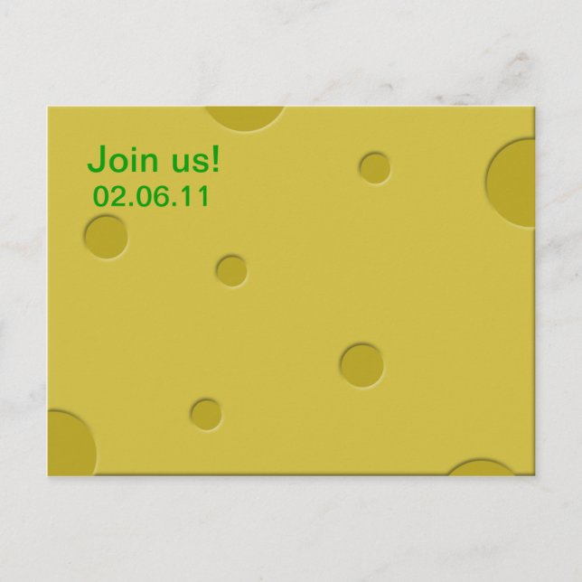 ost inbjudan vykort (Framsida)