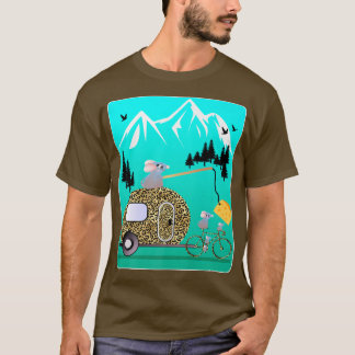 OST MOTIVATION MICE CAMPER BIKE TOUR MOUNTAIN C T SHIRT