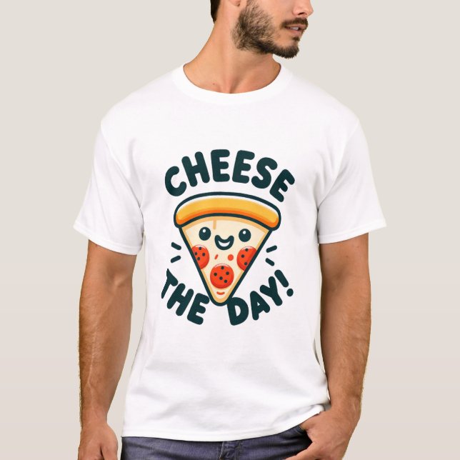 Ost Motivation - säg det med ost T Shirt (Framsida)