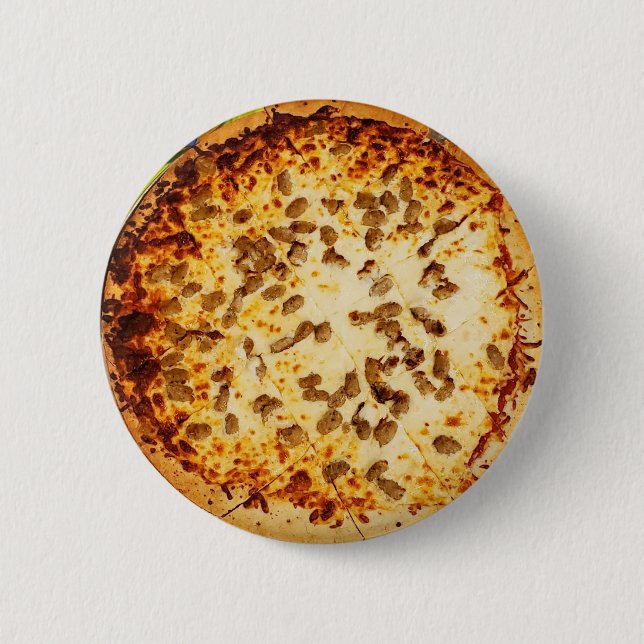 Ost och korvpizza knapp (Framsida)