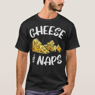 Ost och Naps Ost Cheese Älskare Foodie Dairy d T Shirt