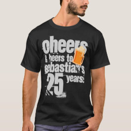 Ost och Öl Personlig Birthday T Shirt