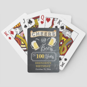 Ost och Öl till 100 års Födelsedagsfest Casinokort