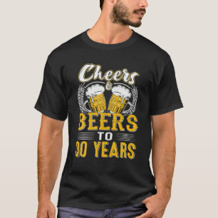 Ost och Öl till 30 år gammal födelsedagsverke T Shirt