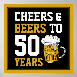 Ost och öl till 50 år 50 år poster