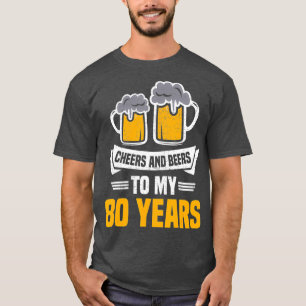 Ost och Öl till 80 år 80 år T Shirt
