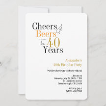 Ost och öl till minst 40 år party