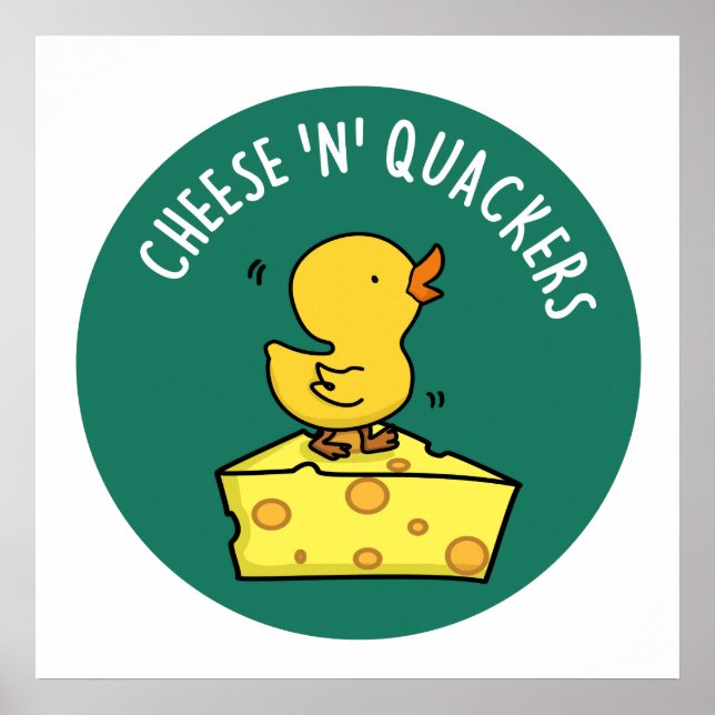 Ost och Quackers-finne matpun Poster (Framsidan)