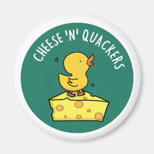 Ost och Quackers Funny Anka Pun Magnet