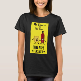 Ost och Vin Älskare T-Shirt