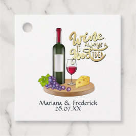 Ost och Vin Taste Gåvor Etiketter