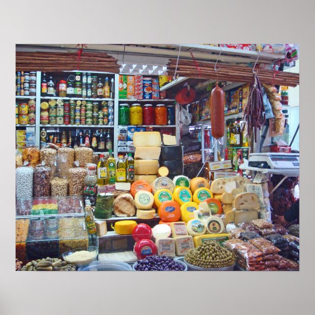 Ost, oliver och Nöt Poster (Framsidan)