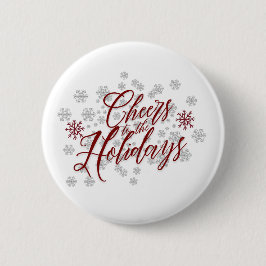 Ost på Helgdagarna - Elegant Festive Button Knapp