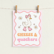 Ost & Quackers Dumma Gås Bordsskylt