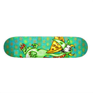 Ost som älskar draken old school skateboard bräda 21,6 cm