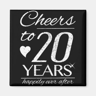 Ost till 20 år, gift Par 20 Bröllop och Magnet