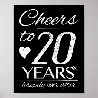 Ost till 20 år, gift Par 20 Bröllop och Poster