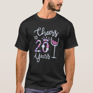 Ost till 20 års glas i Vin, 20:e födelsedag T Shirt