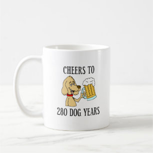 Ost till 280 Hund 40:e födelsedagen Kaffemugg