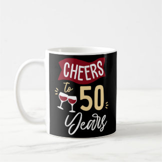 Ost till 50 års Giftermål eller Vänskap Kaffemugg