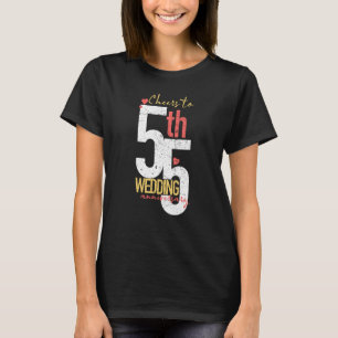 Ost till 55 år 55 Bröllop-årsdagen T Shirt