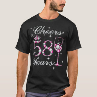 Ost till 58 år 58:e födelsedagsverket, född 11.10 t shirt