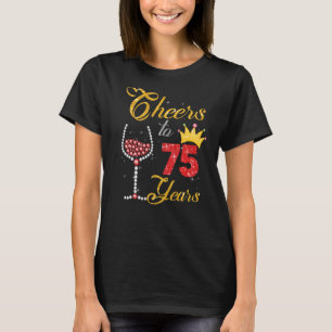 Ost till 75 år 1948 75:e Birthday Vin Diamond T Shirt